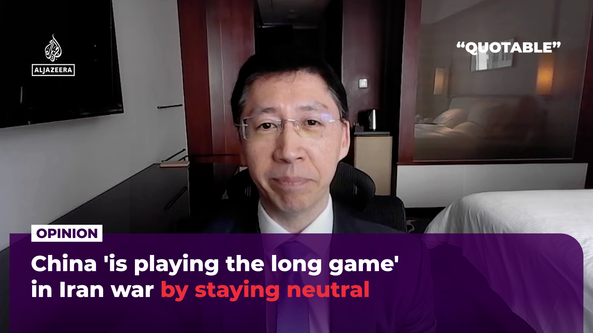 China ‘is playing the long game’ in Iran war by staying neutral