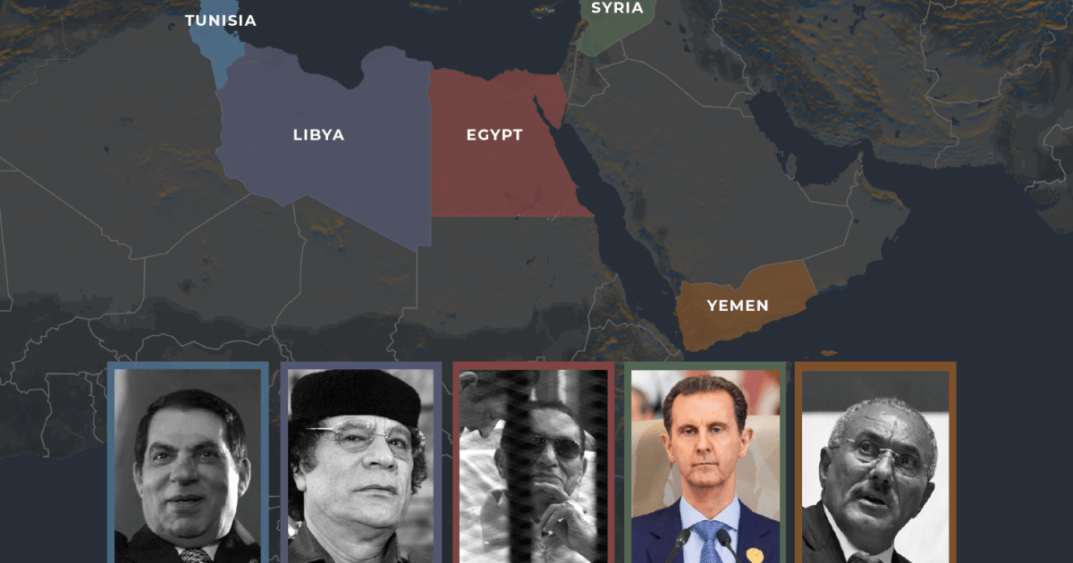 Presidents the Arab Spring toppled, where are they now?