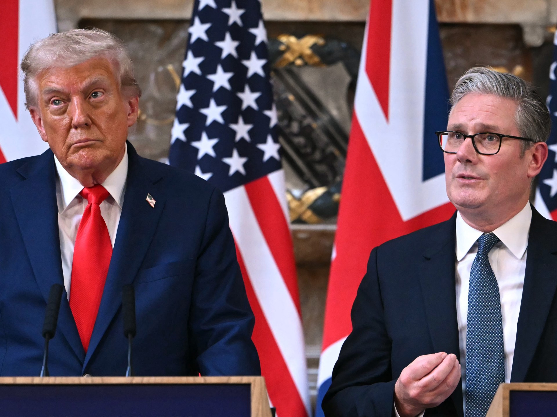 Trump shares SNL skit mocking Starmer as he speaks to UK PM over Iran war