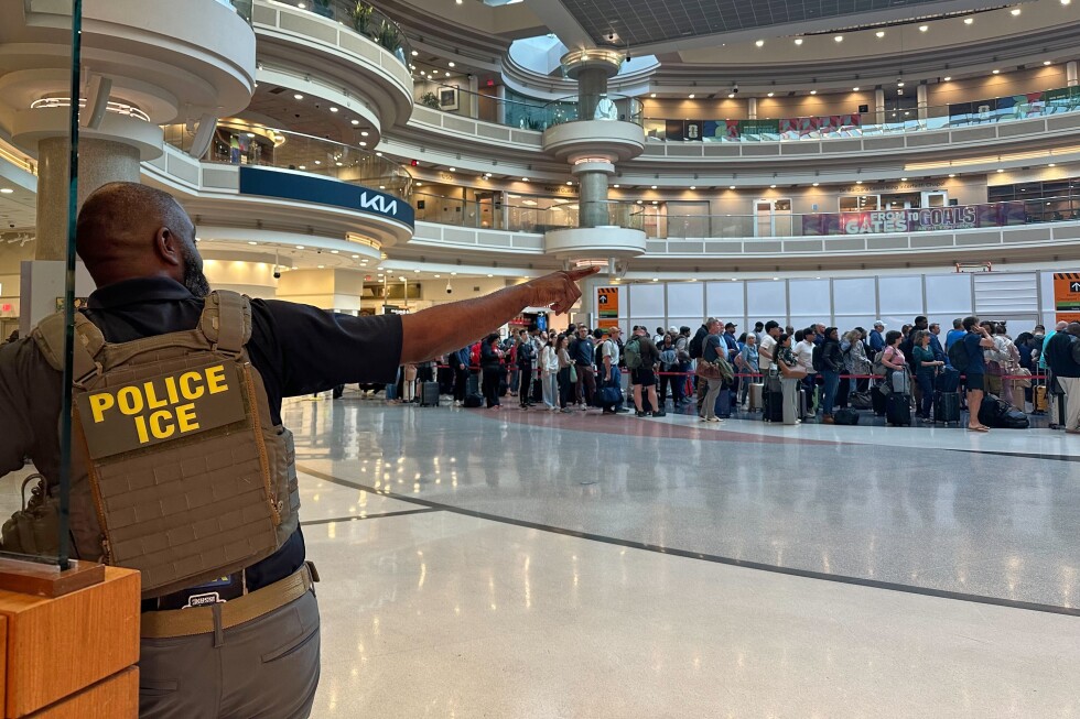ICE officers seen at Atlanta airport after Trump order amid partial shutdown