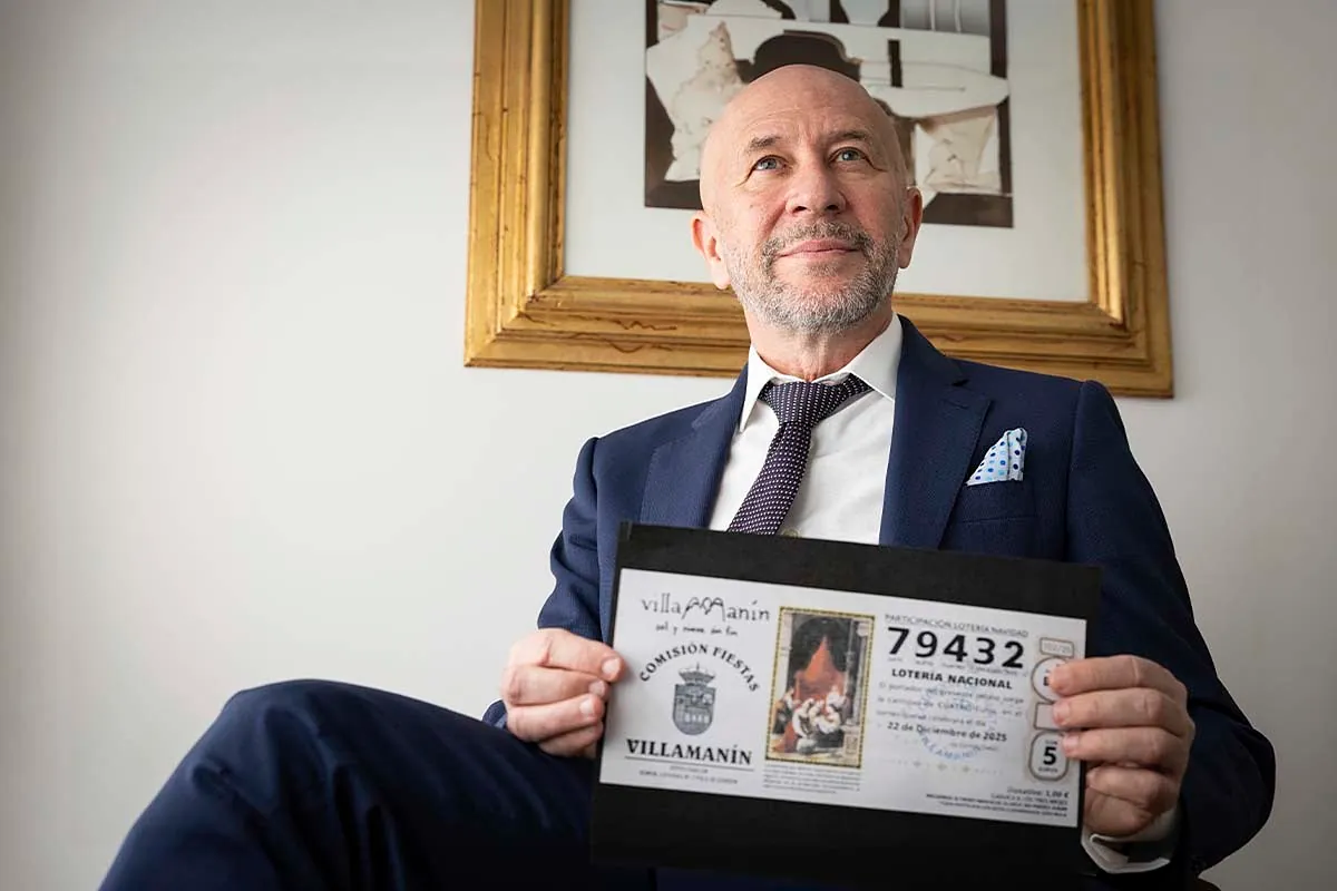 El 'señor Lobo' que logró la paz del Gordo en Villamanín, convenció a los chicos de cobrar y organizó un reparto sin denuncias (pero con falsificaciones e intentos de fraude)