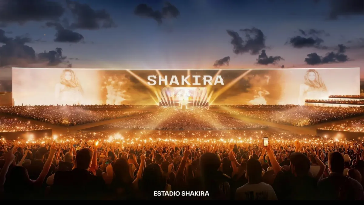 
         Shakira anuncia tres nuevas fechas en Madrid y muestra cómo será su estadio para más de 54.000 personas 
    