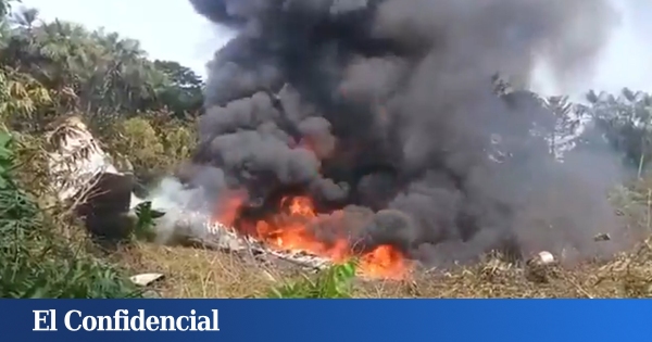 Al menos 71 militares colombianos sobreviven tras estrellarse un avión donde viajaban más de un centenar