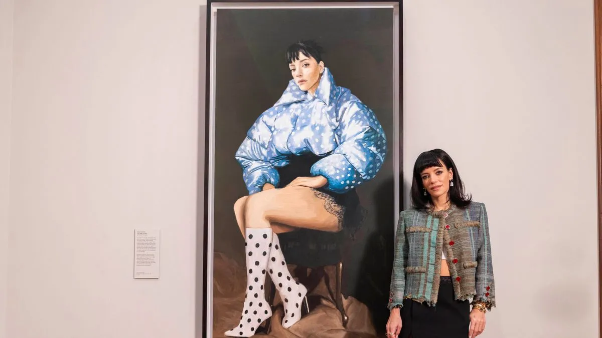 Lily Allens Albumcover hängt jetzt in der National Portrait Gallery
