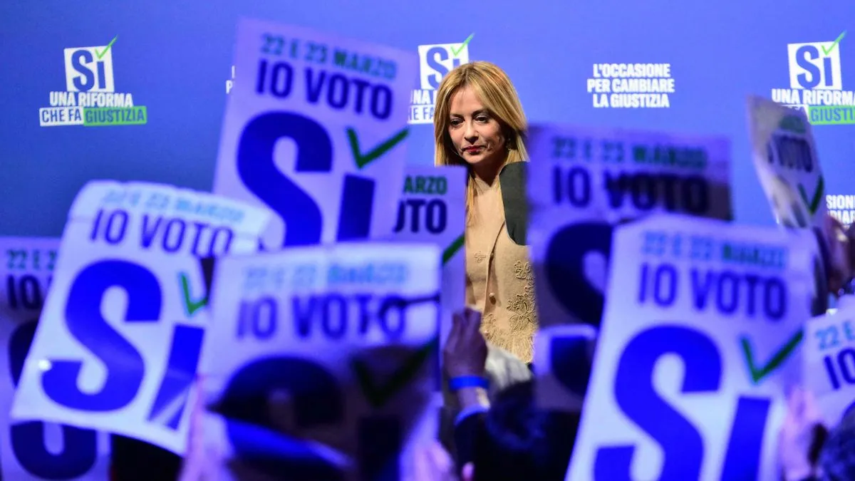 Giorgia Meloni: Spektakuläre Schlappe beim Verfassungsreferendum