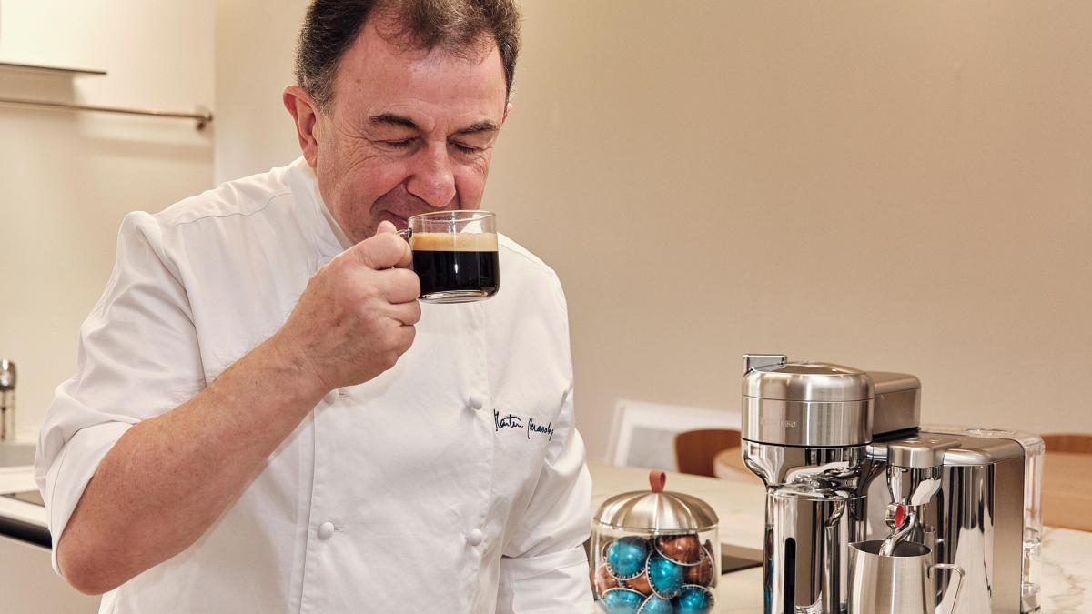Ni azúcar ni cápsula: las claves de Martín Berasategui para tomar mejor café cada día