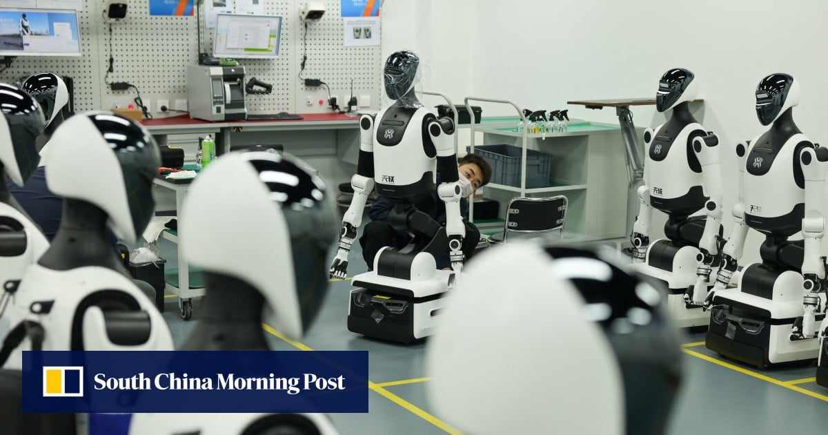 Inside a Beijing lab, humanoid robots are put to the test