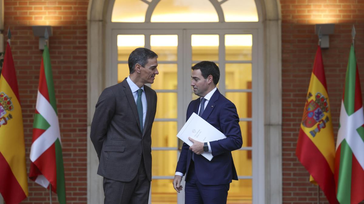 Sánchez y Pradales presiden el viernes en Madrid la comisión bilateral Estado-Euskadi