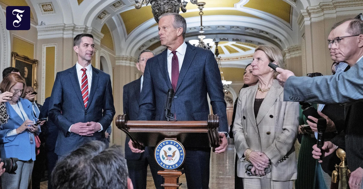 Republikaner John Thune: Sein erster echter Machtkampf mit Trump