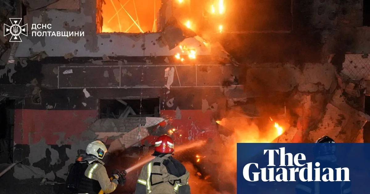 Russia launches fresh wave of strikes on civilian areas across Ukraine