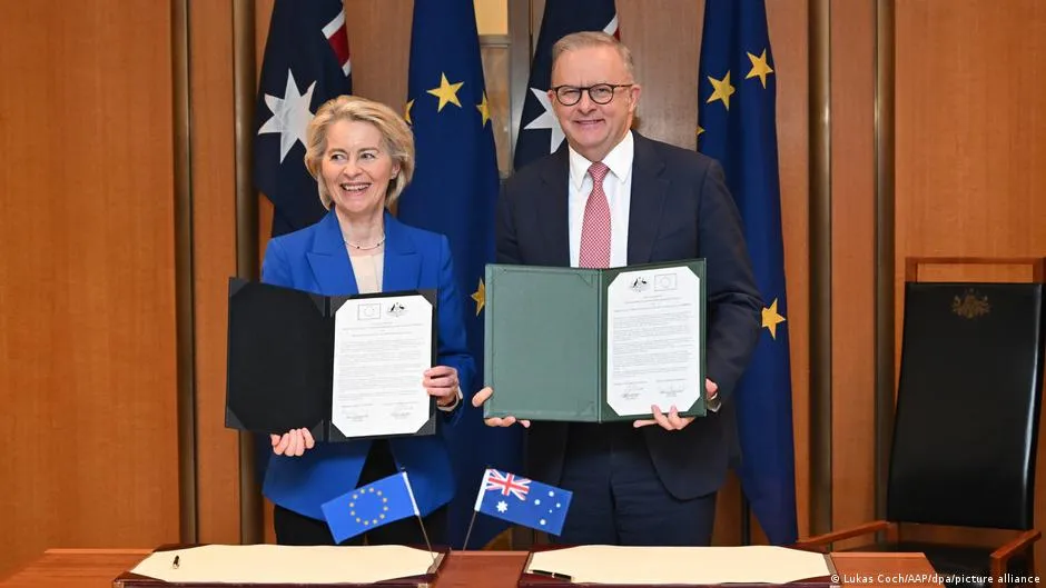 Neues Freihandelsabkommen: EU und Australien senken Zölle