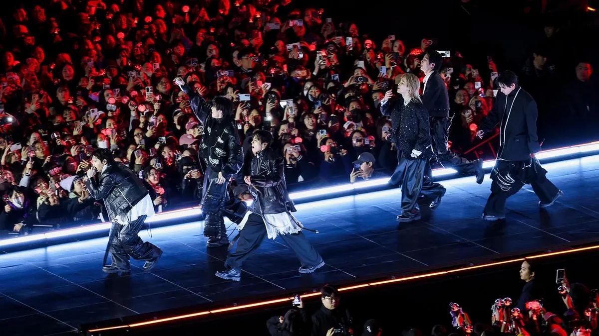 Die koreanische Boyband BTS feiert ihr Comeback in Seoul