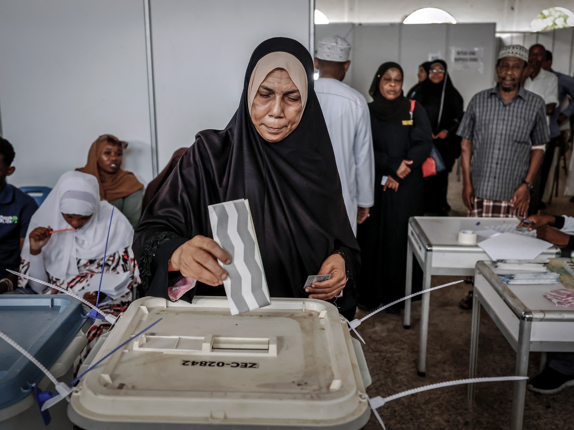Tanzania votes in tense election as key opponents barred from race