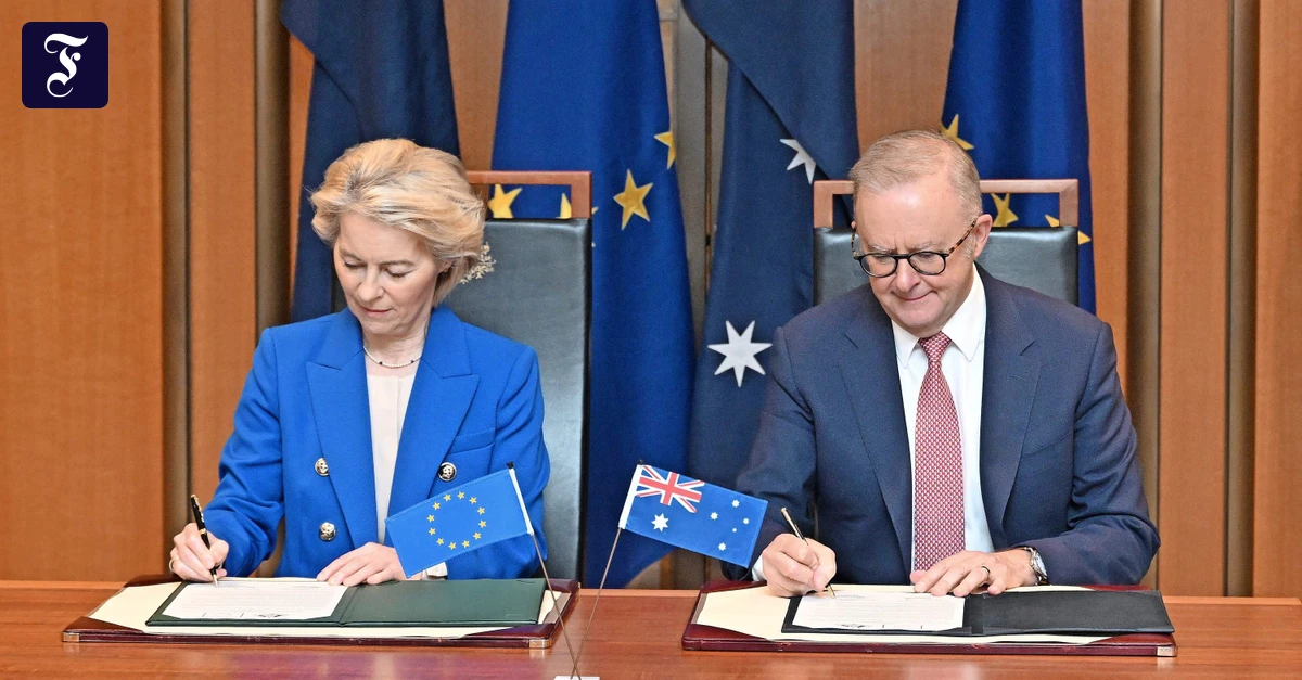 Deal mit Australien: Ein Abkommen gegen Trumps Zölle