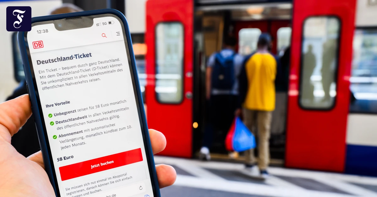 F.A.Z. Exklusiv: Bundesregierung sagt: ausgedrucktes Deutschlandticket gilt!