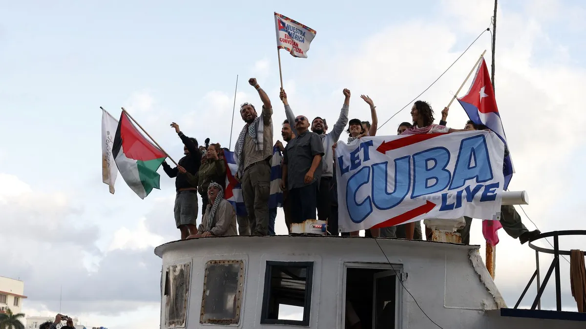 Une flottille d'aide humanitaire est arrivée à Cuba, plongée dans une crise énergétique après le blocus pétrolier imposé depuis janvier par Donald Trump