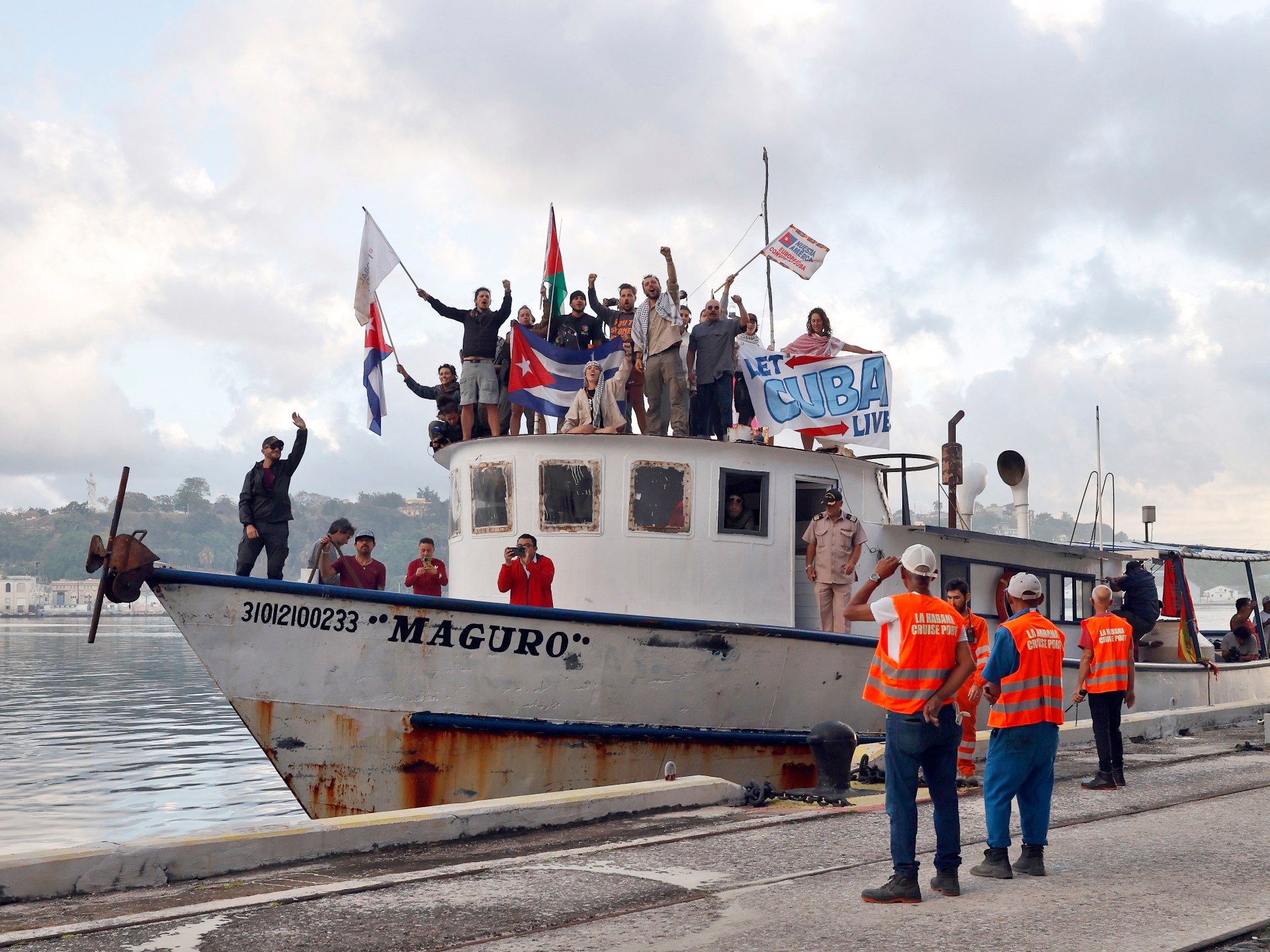 Aid flotilla vessel arrives in Cuba amid US-driven energy crisis
