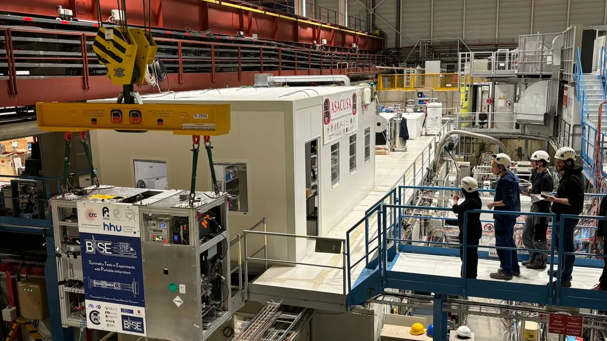 Cern in Genf: Forscher transportieren erstmals Antimaterie im Lkw