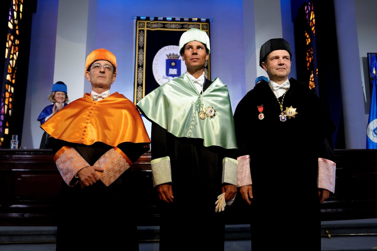 Rafa Nadal, investido doctor ‘honoris causa’ por la Universidad Politécnica de Madrid