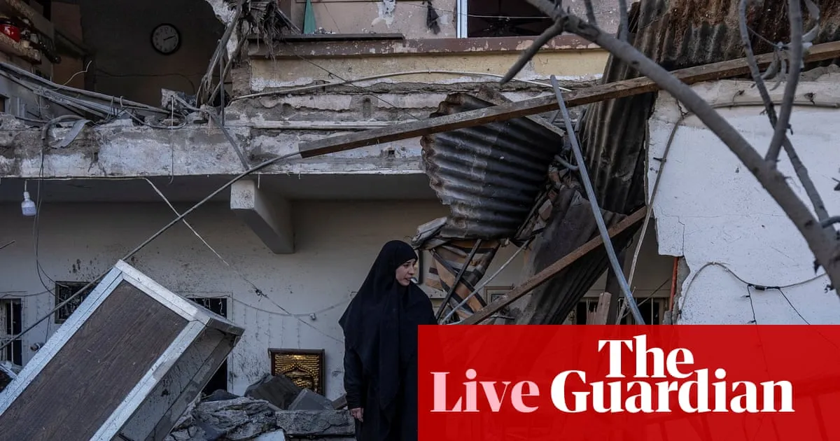 Middle East crisis live: Iran launches strikes on US bases in Gulf; oil prices drop after Trump ‘peace plan’ report