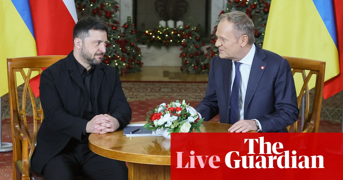Ukraine war live: Zelenskyy says EU agreement to loan €90bn to Kyiv ‘truly strengthens our resilience’