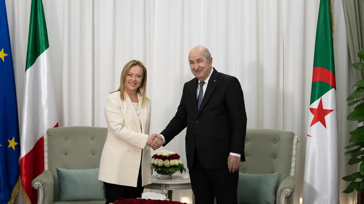 "L'Algérie est un partenaire de confiance": Giorgia Meloni va prier le président algérien de lui livrer plus de gaz (la France y a accru ses approvisionnements depuis 4 ans)