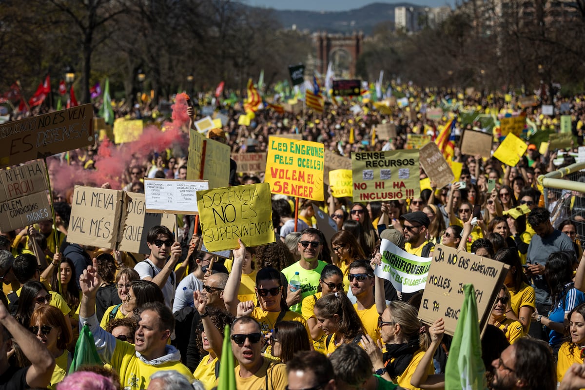 Más de 400 escuelas catalanas dispuestas a suspender excursiones si no hay mejoras laborales