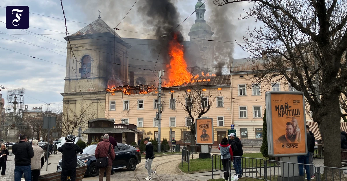 Drohne trifft Lemberg: Wie durch ein Wunder gibt es keine Toten