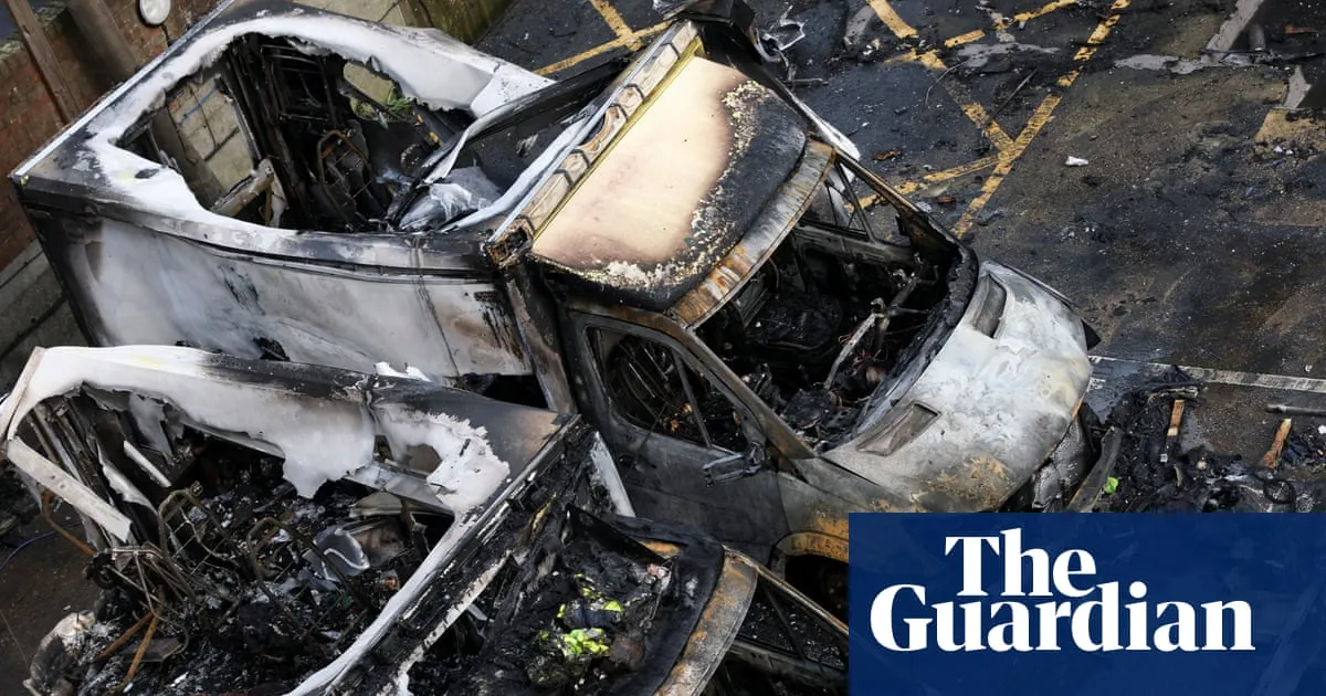 Two men arrested in connection with arson attack on Jewish community ambulances