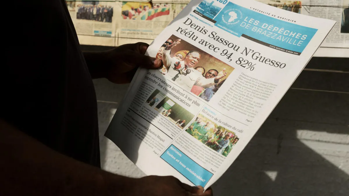 Présidentielle au Congo-B: le candidat Destin Gavet conteste les résultats et dénonce des irrégularités