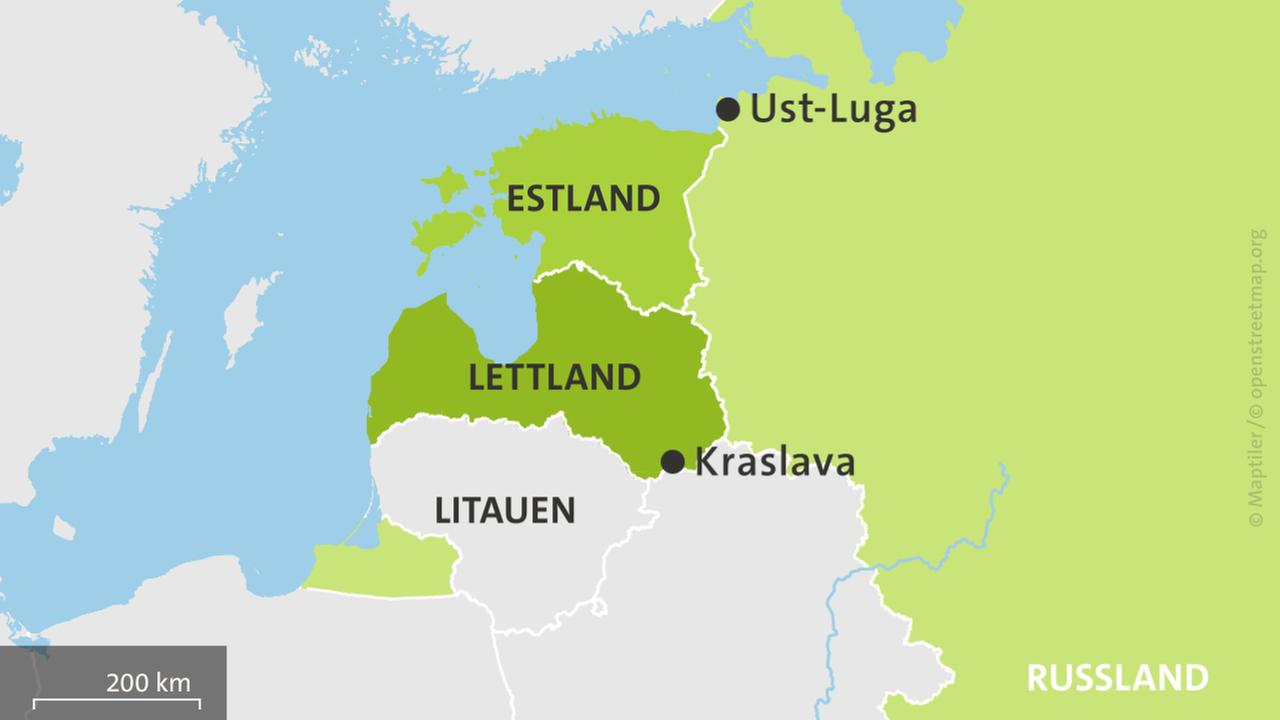 Drohnen stürzen in Estland und Lettland ab