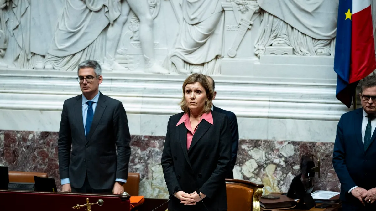 Mort de Quentin Deranque : "On peut regretter" cette minute de silence à l'Assemblée nationale "compte tenu du personnage", concède Yaël Braun-Pivet