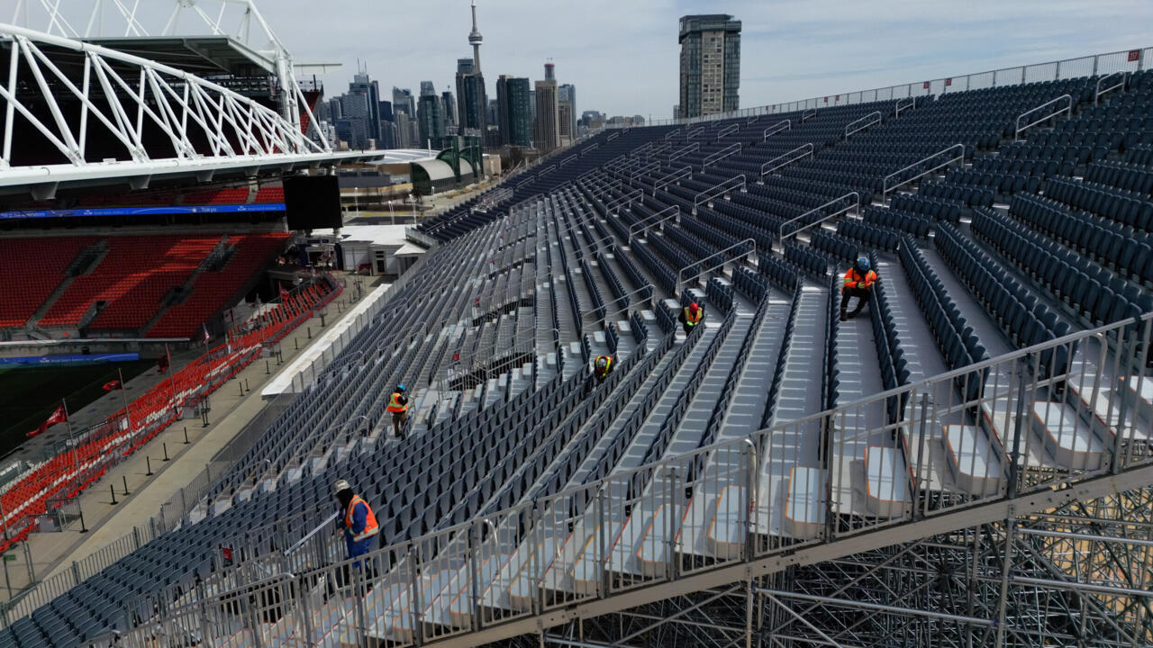 Mondial 2026: à Toronto, les gradins provisoires du stade inquiètent le public