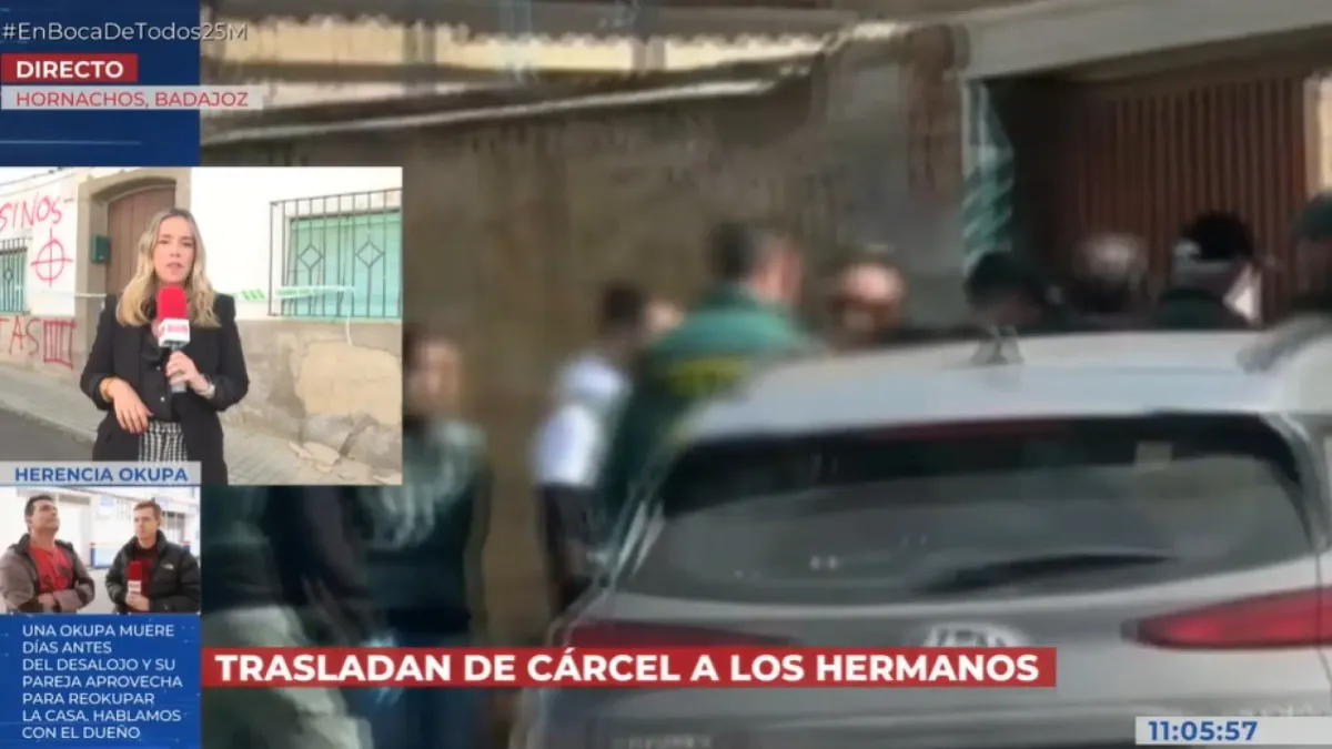 
         Trasladan a Julián y Manuel, asesinos de Francisca Cadenas, tras recibir una brutal paliza en prisión 
    