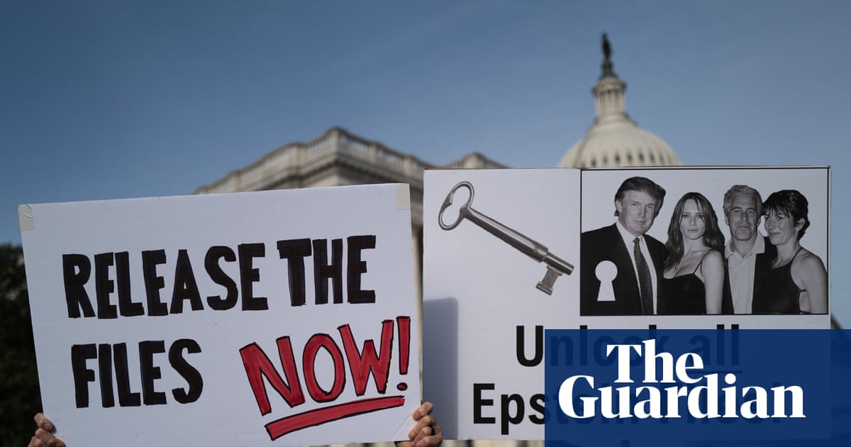 US justice department releases heavily redacted cache of Jeffrey Epstein files