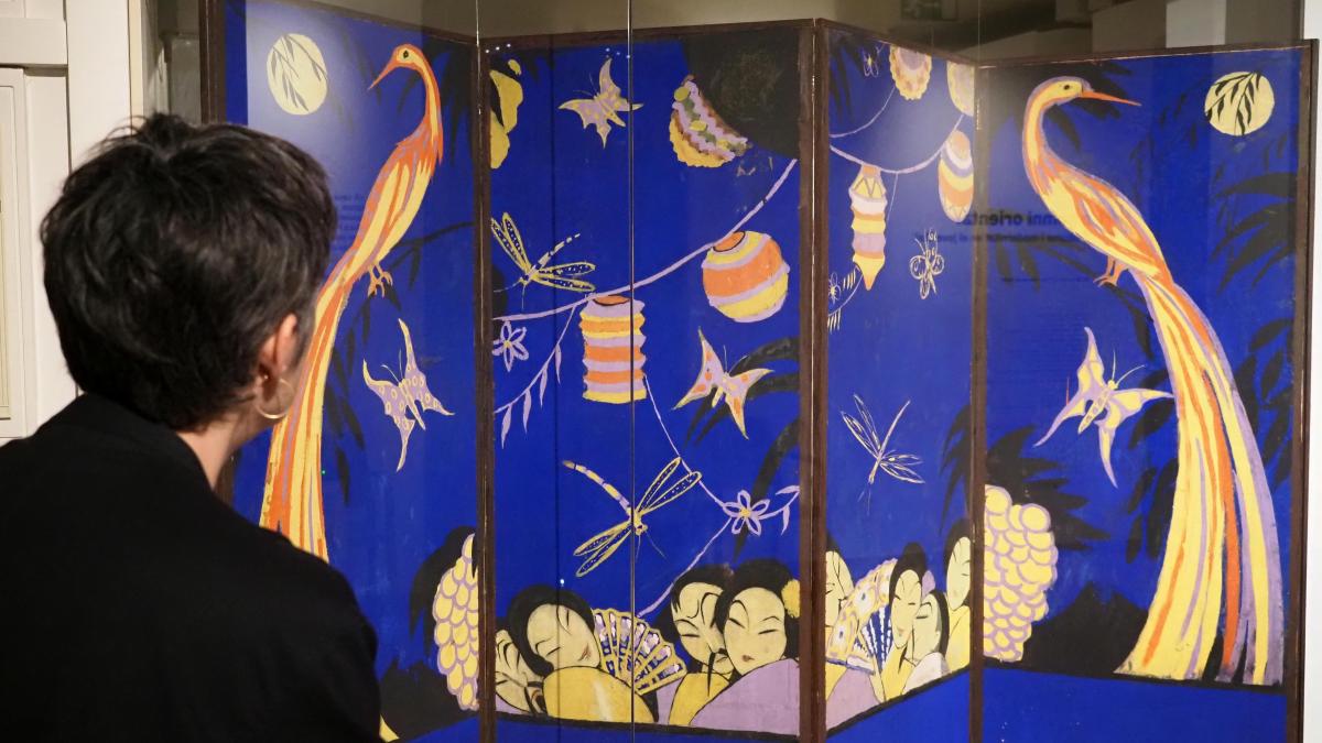 La casa natal de Dalí exhibe un biombo con motivos orientales creado por el artista en su juventud