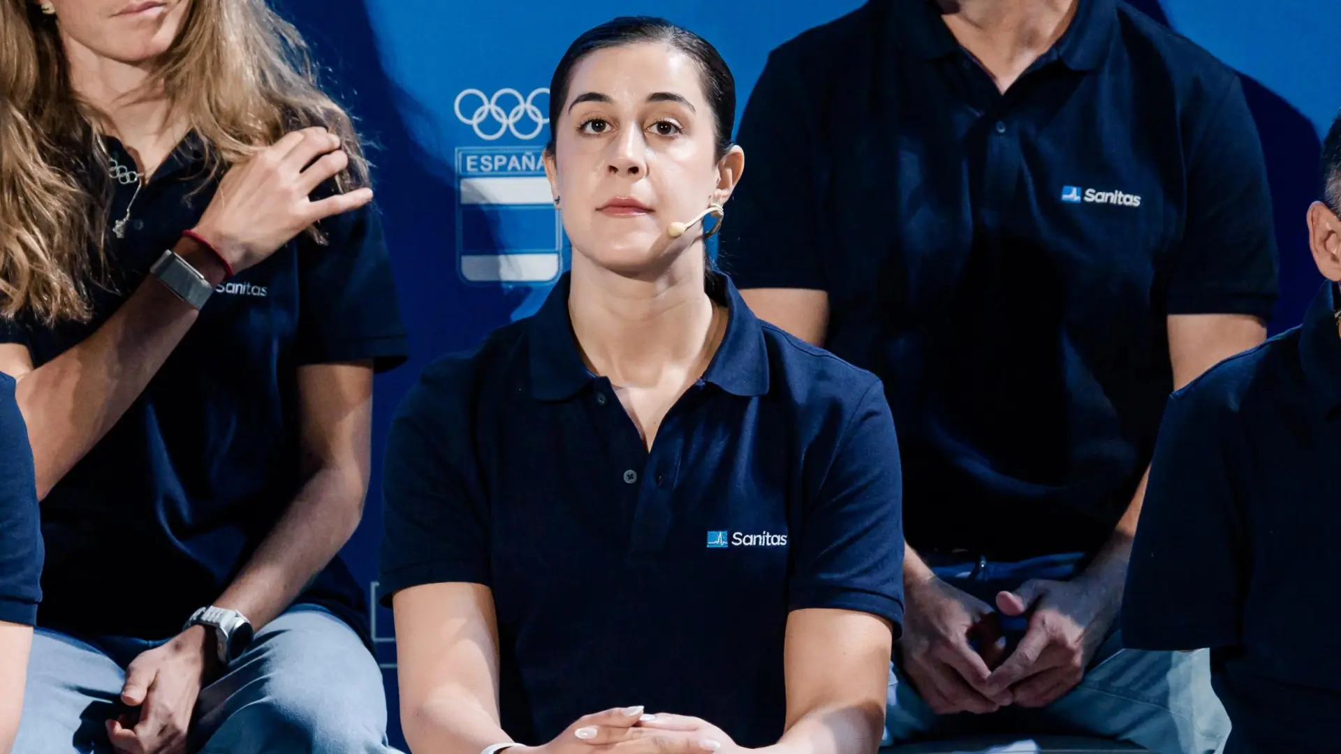 
         Carolina Marín vuelve a dejar en el aire el Europeo de Huelva: "He aprendido mucho de las tres roturas" 
    