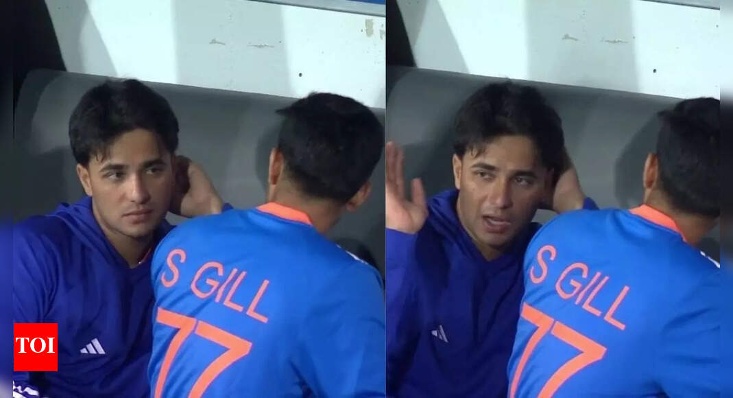 IND vs AUS: Gill and Abhishek’s fun moments steal the spotlight during rain delay - Watch