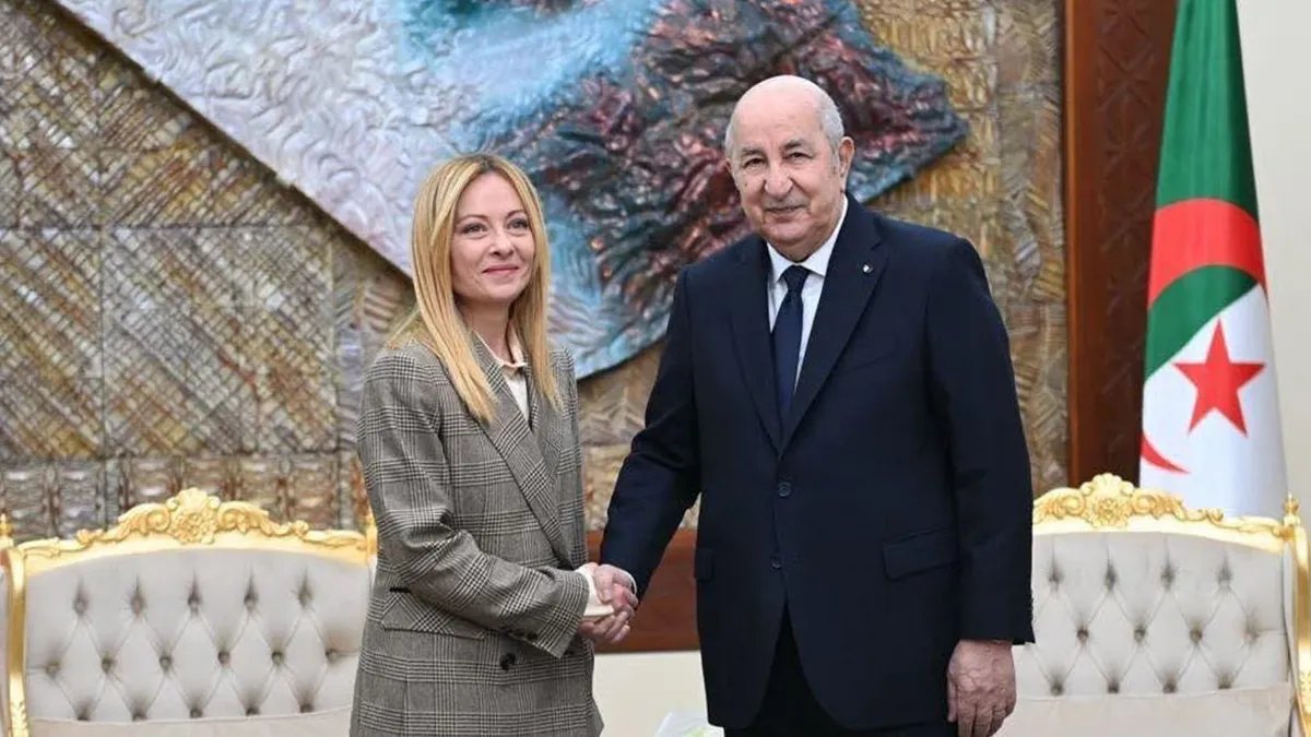 L'Algérie fournit près d'un tiers du gaz en Italie: Giorgia Meloni annonce un renforcement de la coopération entre les deux pays pour "augmenter" son approvisionnement
