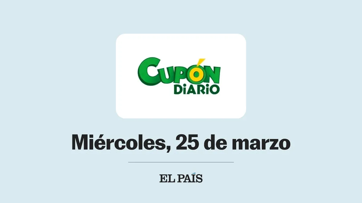 Cupón diario de la ONCE: comprobar sorteo del miércoles 25 de marzo