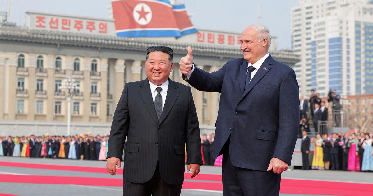 Corée du Nord : le président biélorusse Alexandre Loukachenko reçu par Kim Jong-un à Pyongyang