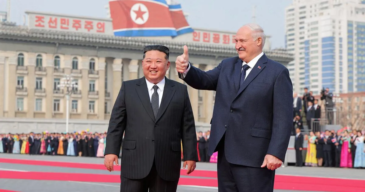 Corée du Nord : le président biélorusse Alexandre Loukachenko reçu par Kim Jong-un à Pyongyang