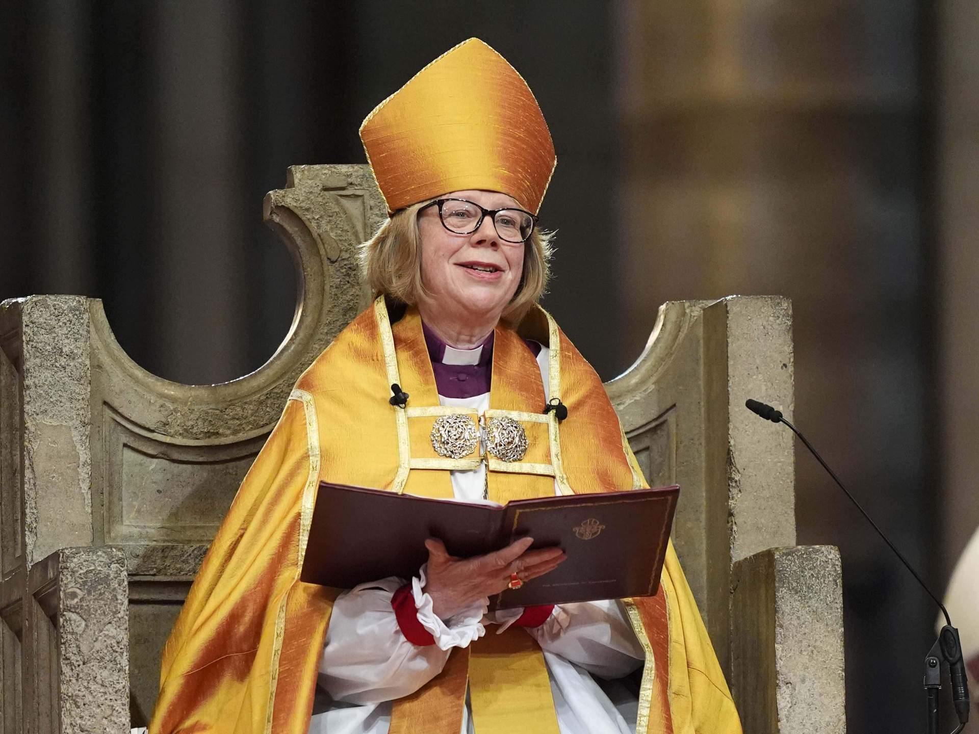 Sarah Mullally enthroned as first female archbishop of Canterbury
