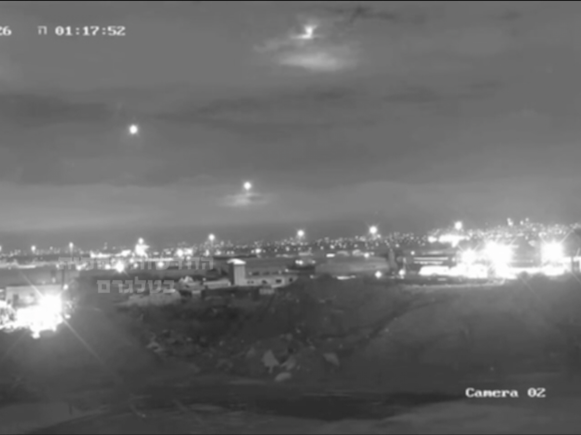 Videos show wave of missiles fired from Lebanon to Israel