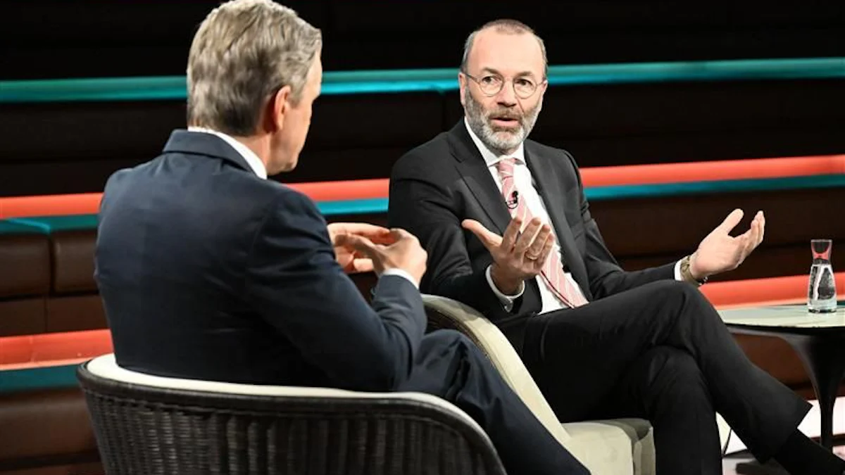 „Markus Lanz“: Manfred Weber balanciert auf der Brandmauer