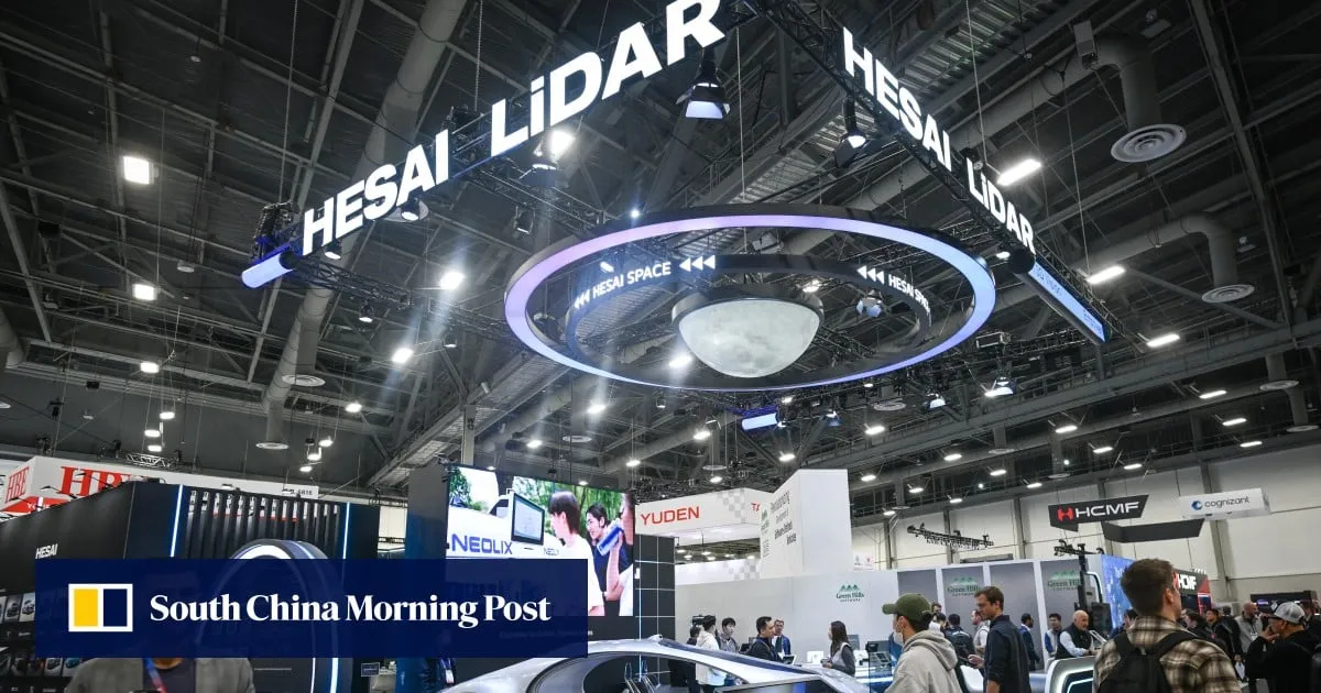 China’s lidar giants pivot to robotics as Jensen Huang praises Chinese supply chain