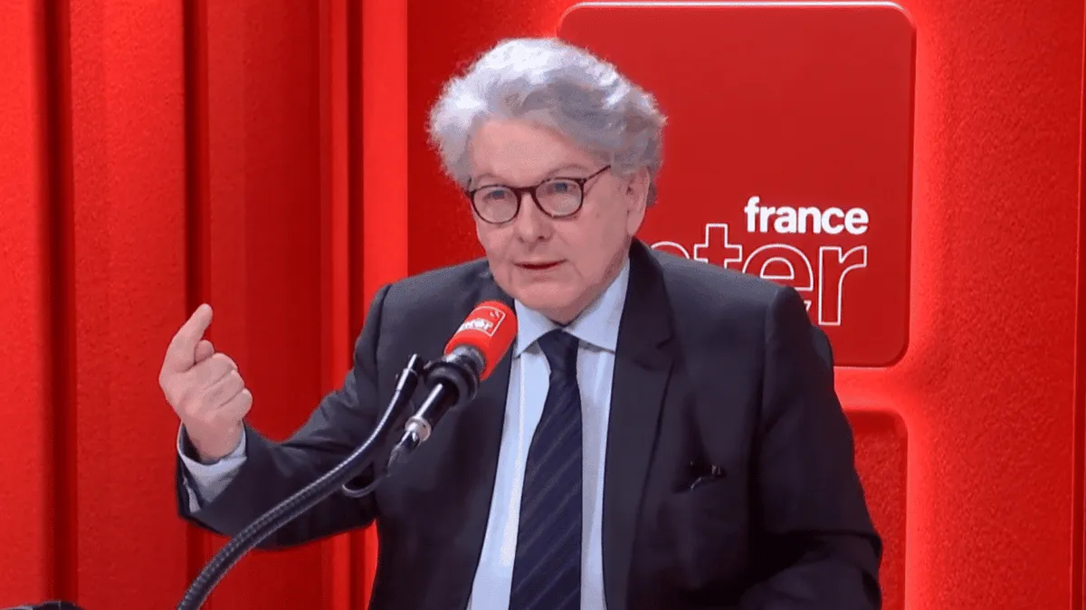 Ex-commissaire européen, Thierry Breton veut "inscrire dans la Constitution française une règle d’or limitant le déficit public à 1% du PIB à l’horizon 2032"