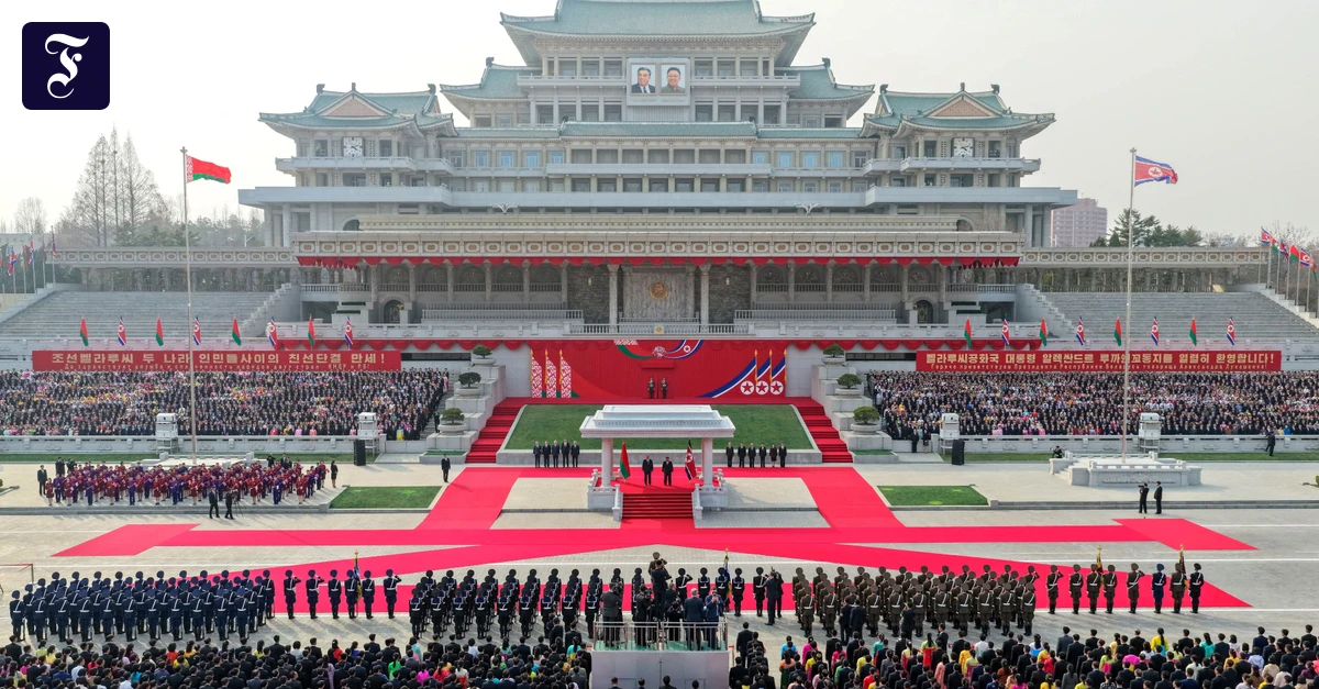 Besuch in Nordkorea: Kim Jong-uns Freund aus Belarus