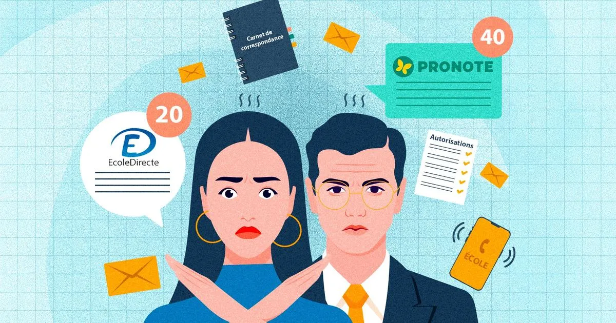 «Quel enfer !» : Pronote, Educonnect, Parcoursup… La grande fatigue des parents d’élèves sursollicités pour gérer la scolarité de leurs enfants