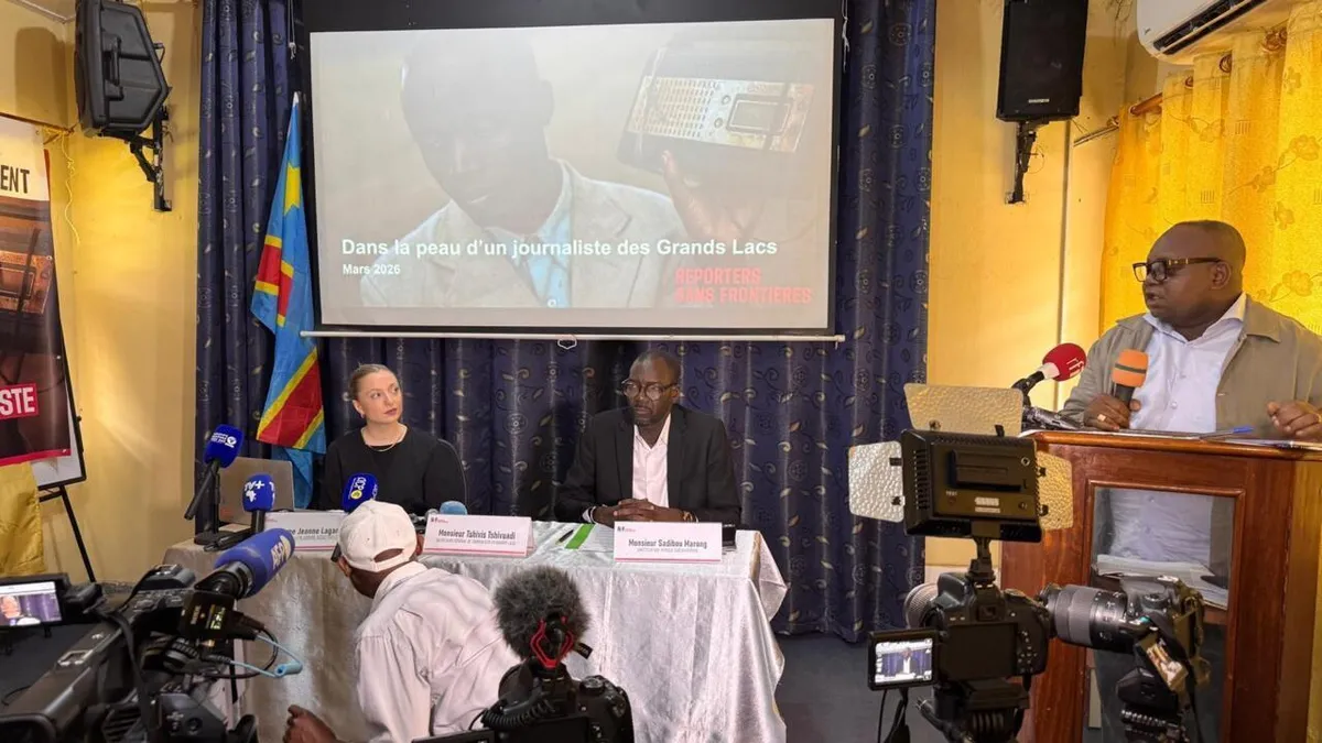 RDC: violences et menaces contre les journalistes en hausse dans l'est, alerte Reporters sans frontières